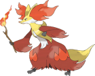 Delphox Art