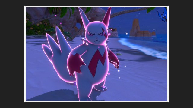 Zangoose at Beach (Night)