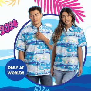 World Championships Pokémon Center Pop-Up Store World Championships 2024 Aloha Shirt