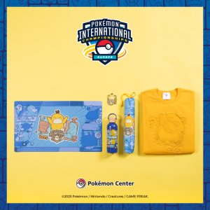 Europe International Championships Pokémon Center Pop-Up Store International Championships Exclusive Sweater, Water Bottle, Playmat and Magnet