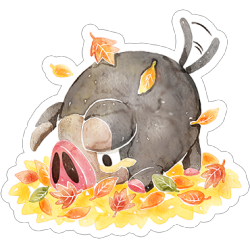 Lechonk Sticker