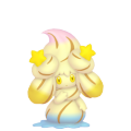 Alcremie (Rainbow Swirl) in Pokémon HOME